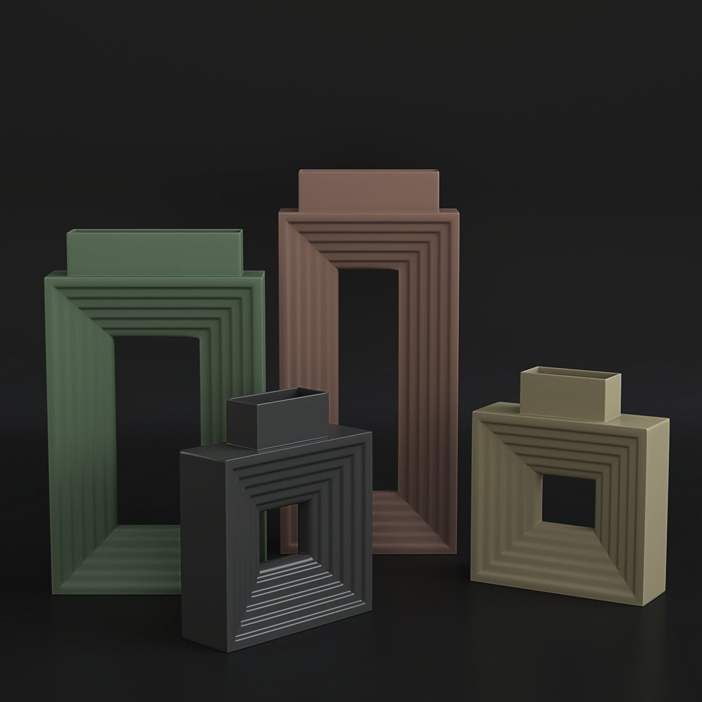 Vase 3D print model 3D model_1