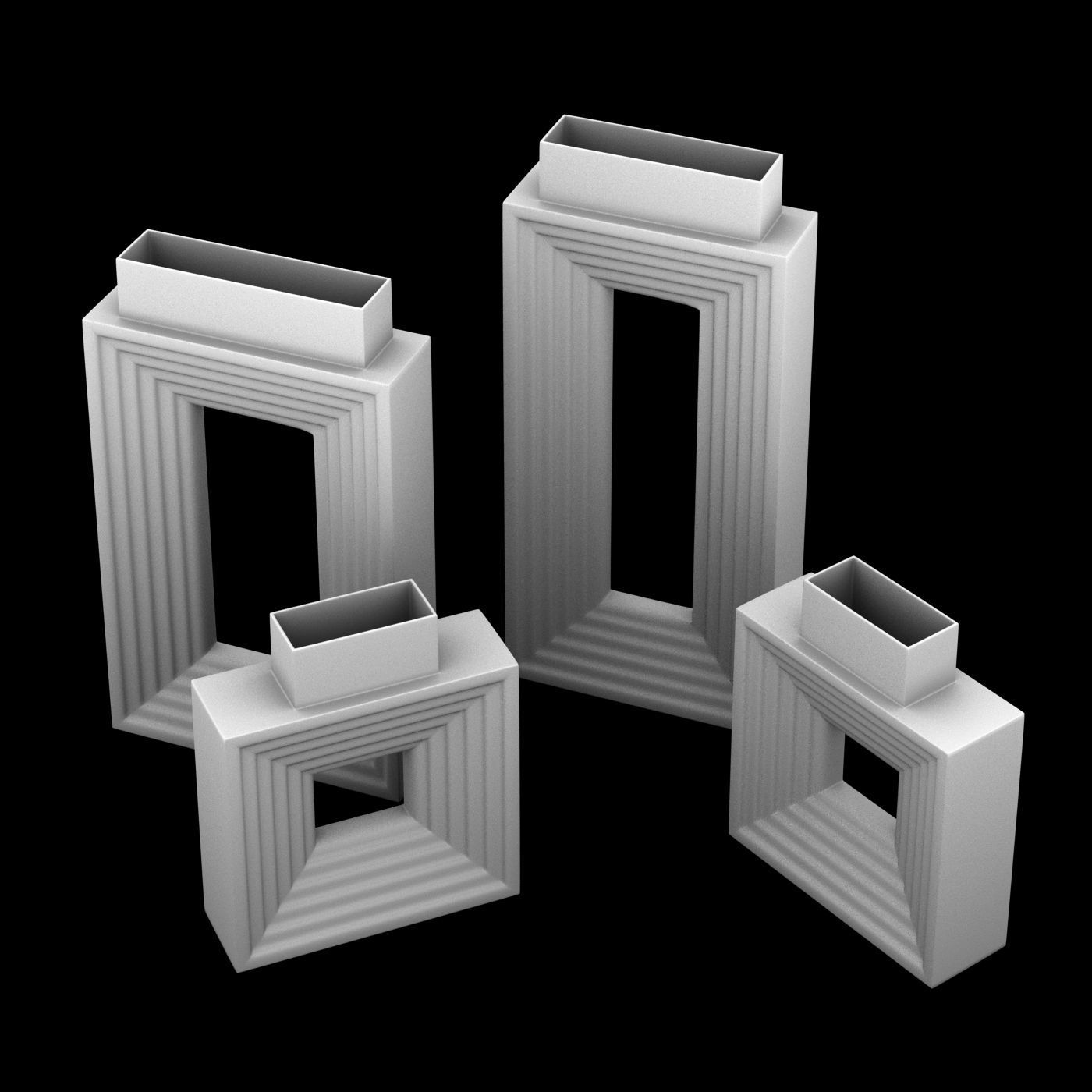 Vase 3D print model 3D model_8