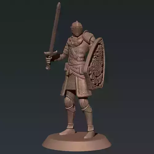 Elite Knight - Dark Souls - 3D Printable STL Model