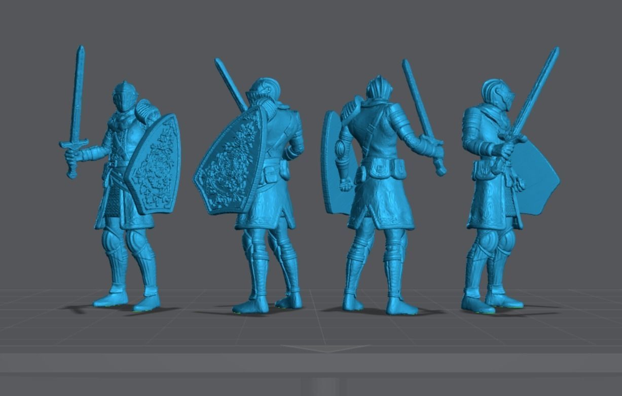 Elite Knight - Dark Souls - 3D Printable STL Model 3D print model_1