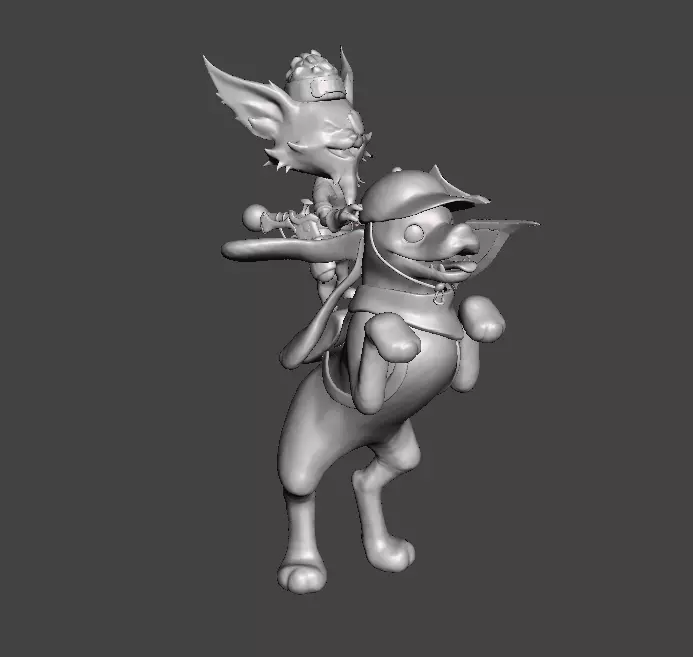 Kibble Head Kled 3D Model 3D print model_0