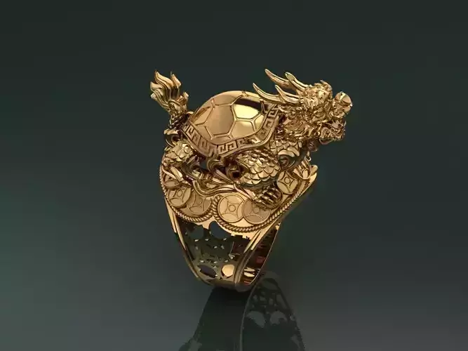 Dragon Turtle Ring