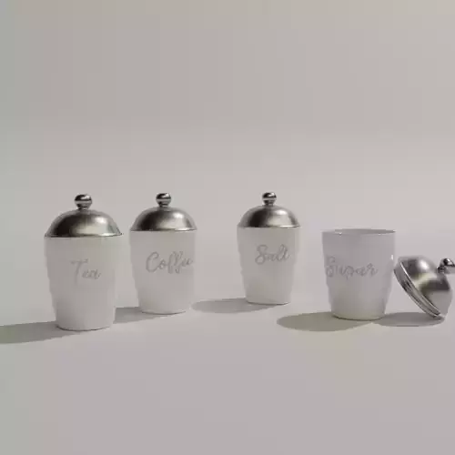 Kitchen Jars with food names