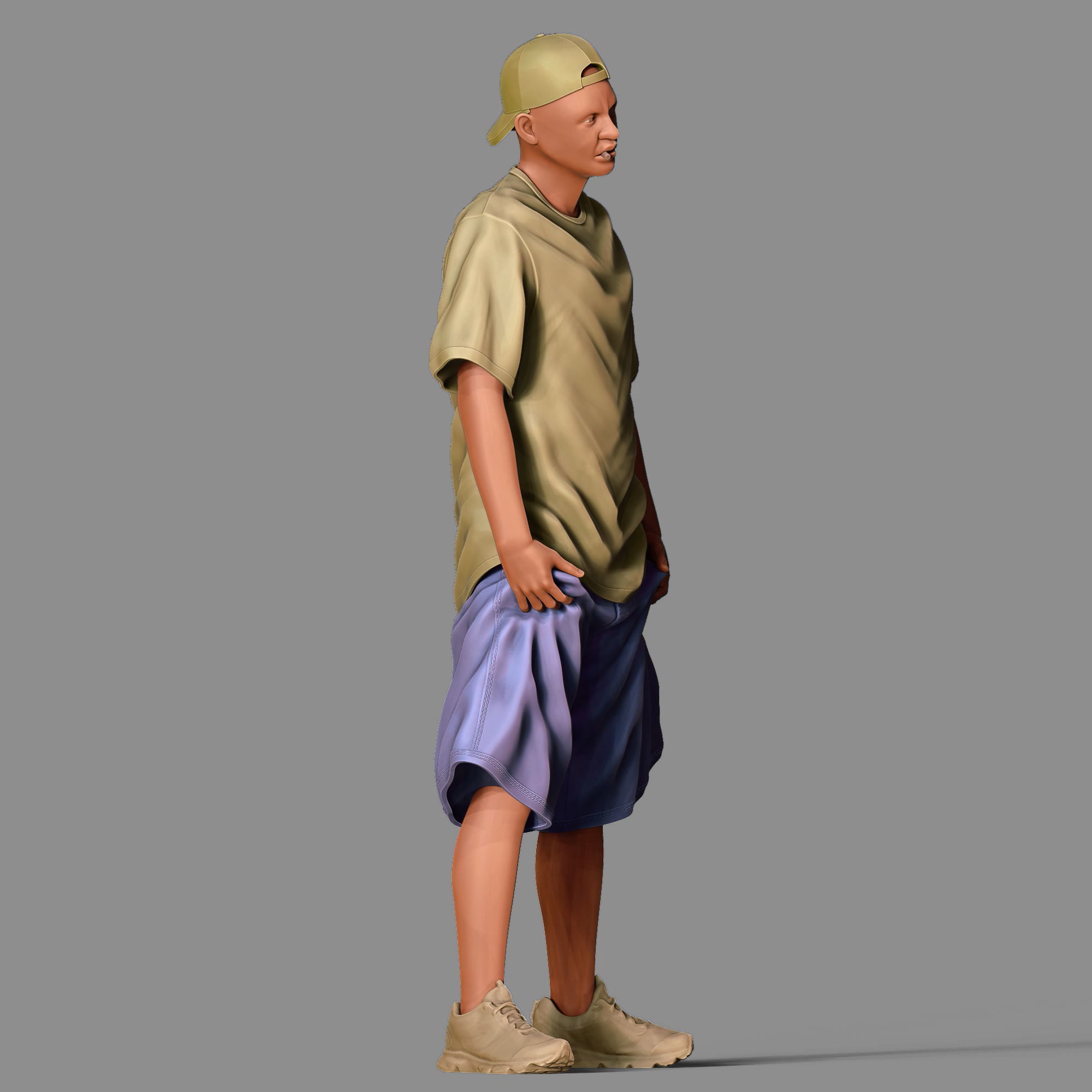 N5 Homies or hip hop Group 3D print model_2