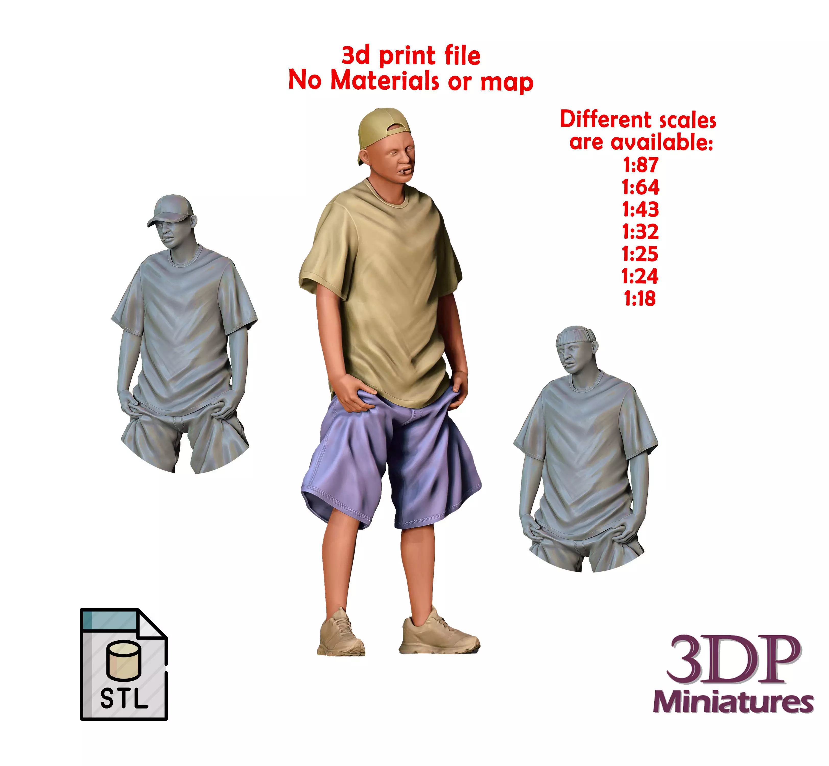 N5 Homies or hip hop Group 3D print model_0