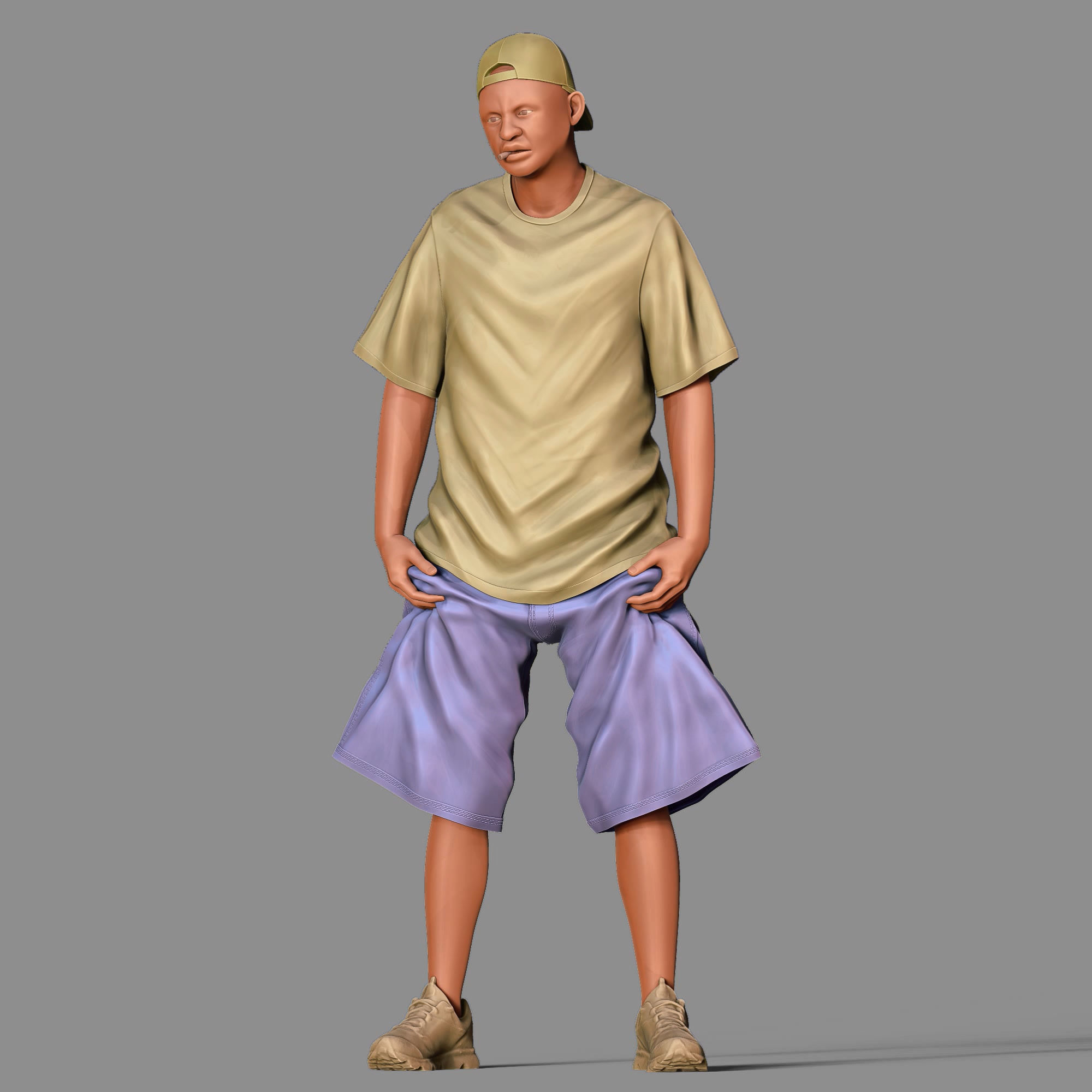 N5 Homies or hip hop Group 3D print model_21