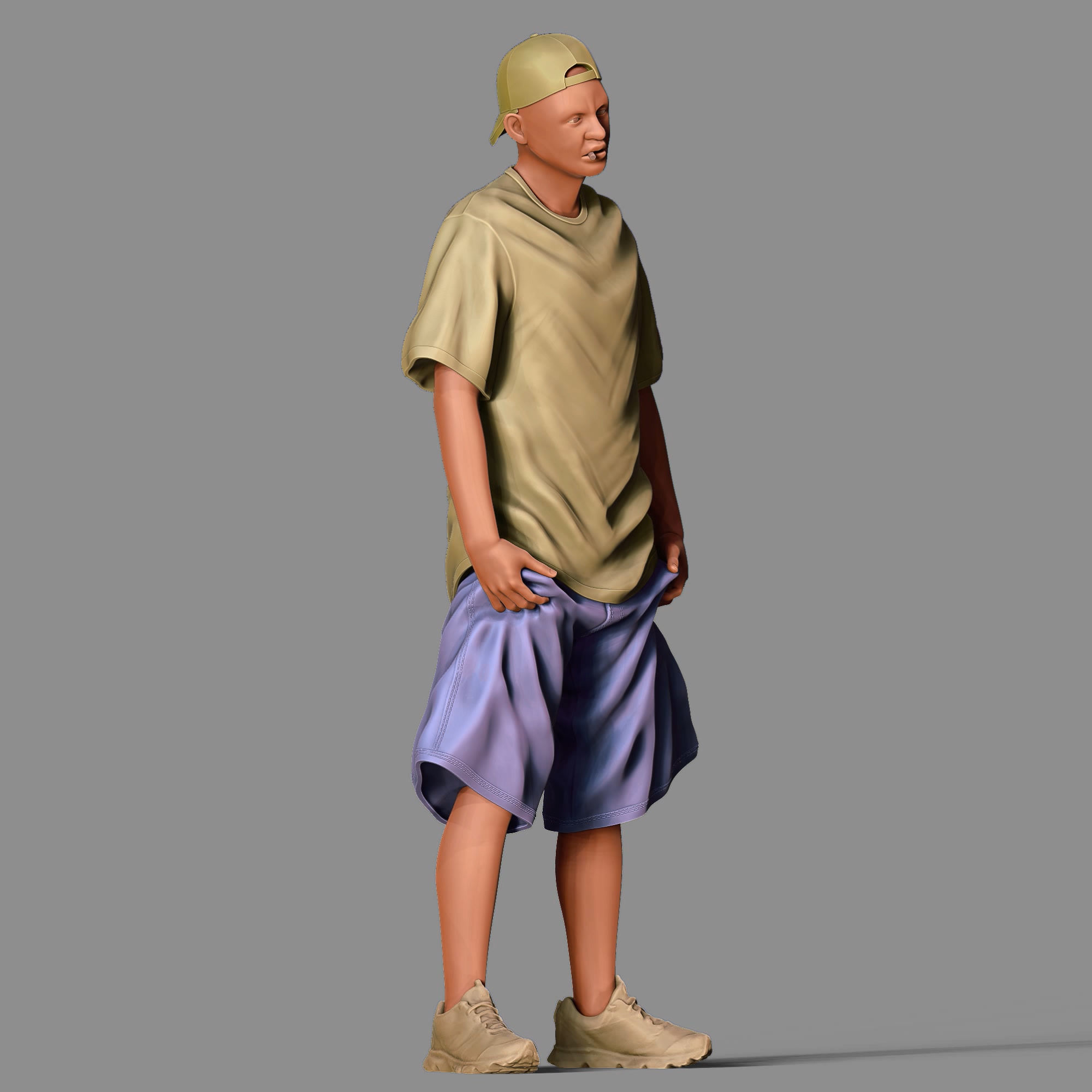 N5 Homies or hip hop Group 3D print model_28