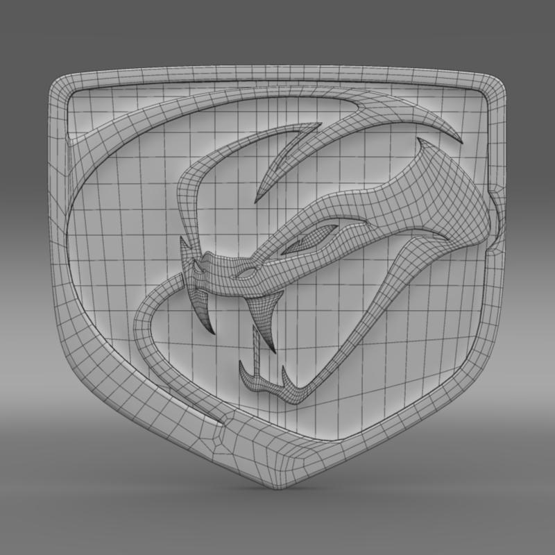 Dodge viper stryker 2013 3D model_6