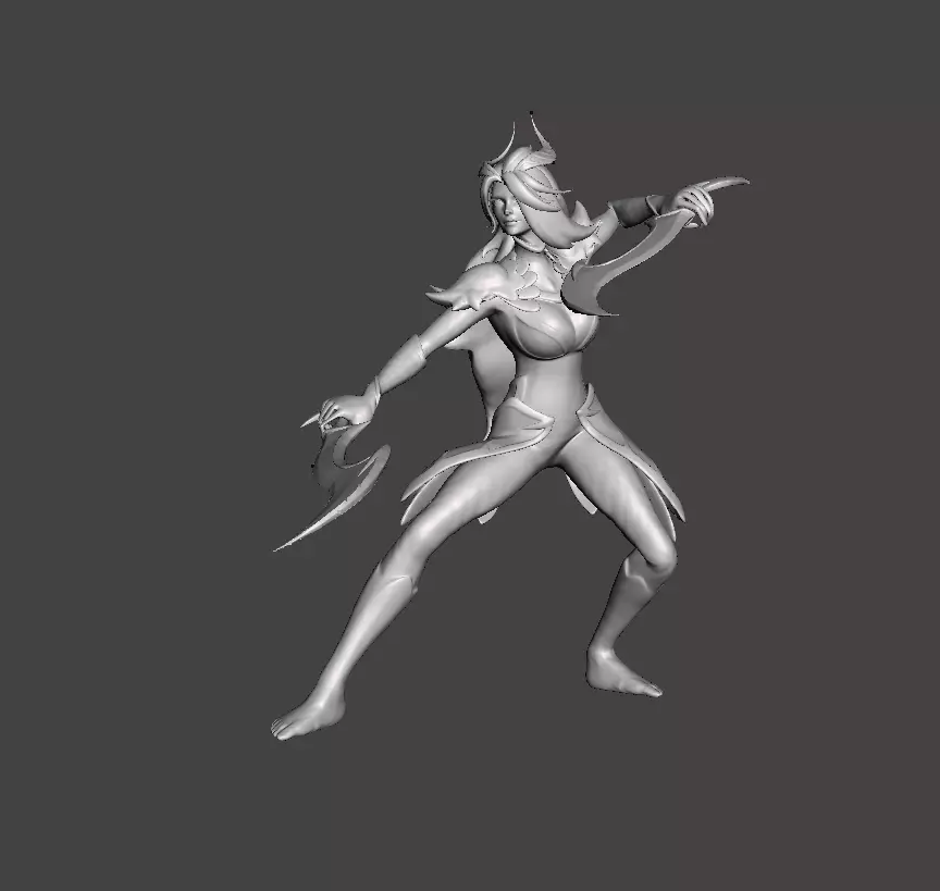 Faerie Court Katarina 3D Model 3D print model