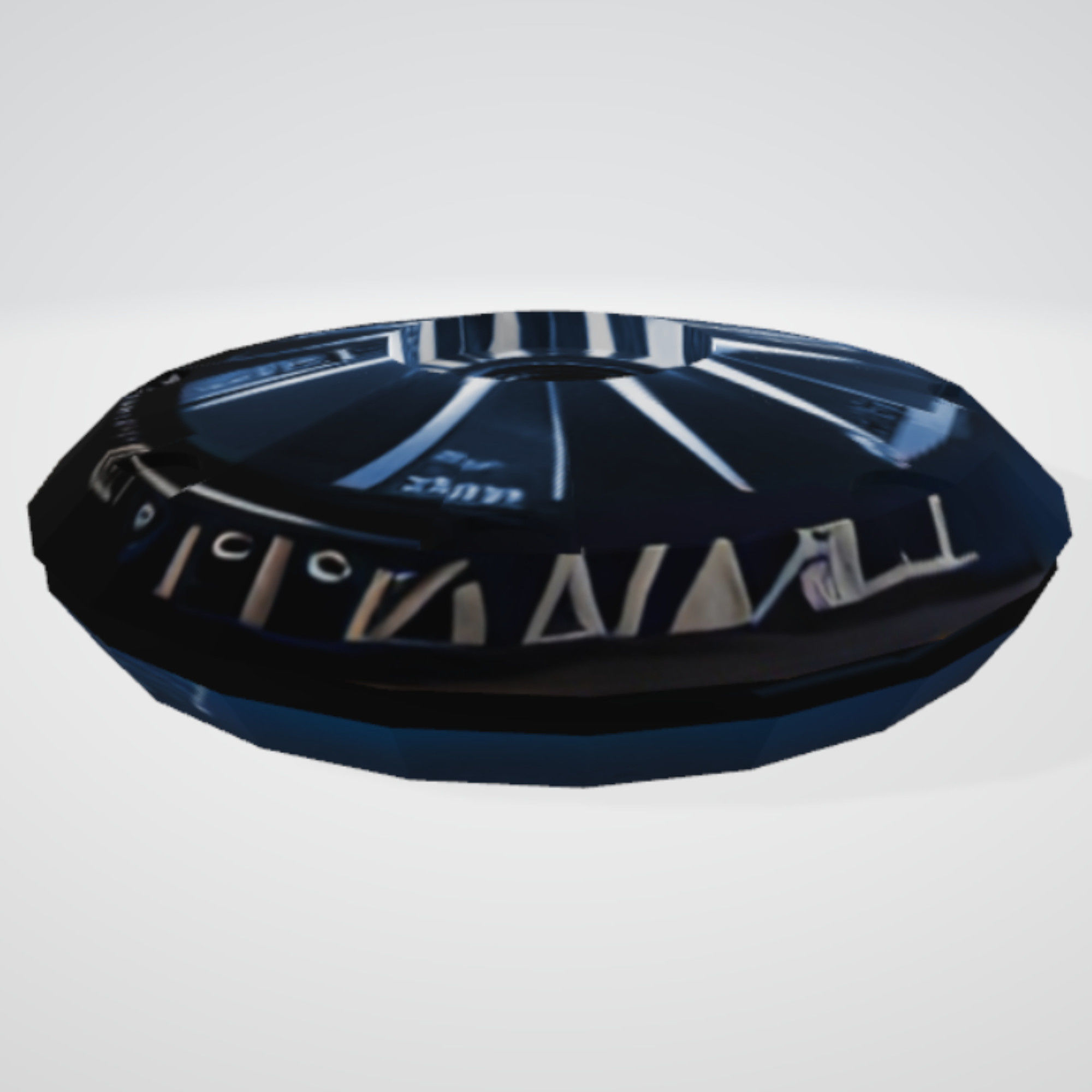 Flying Saucer UFO Ovni Spaceship Low-poly 3D model_5