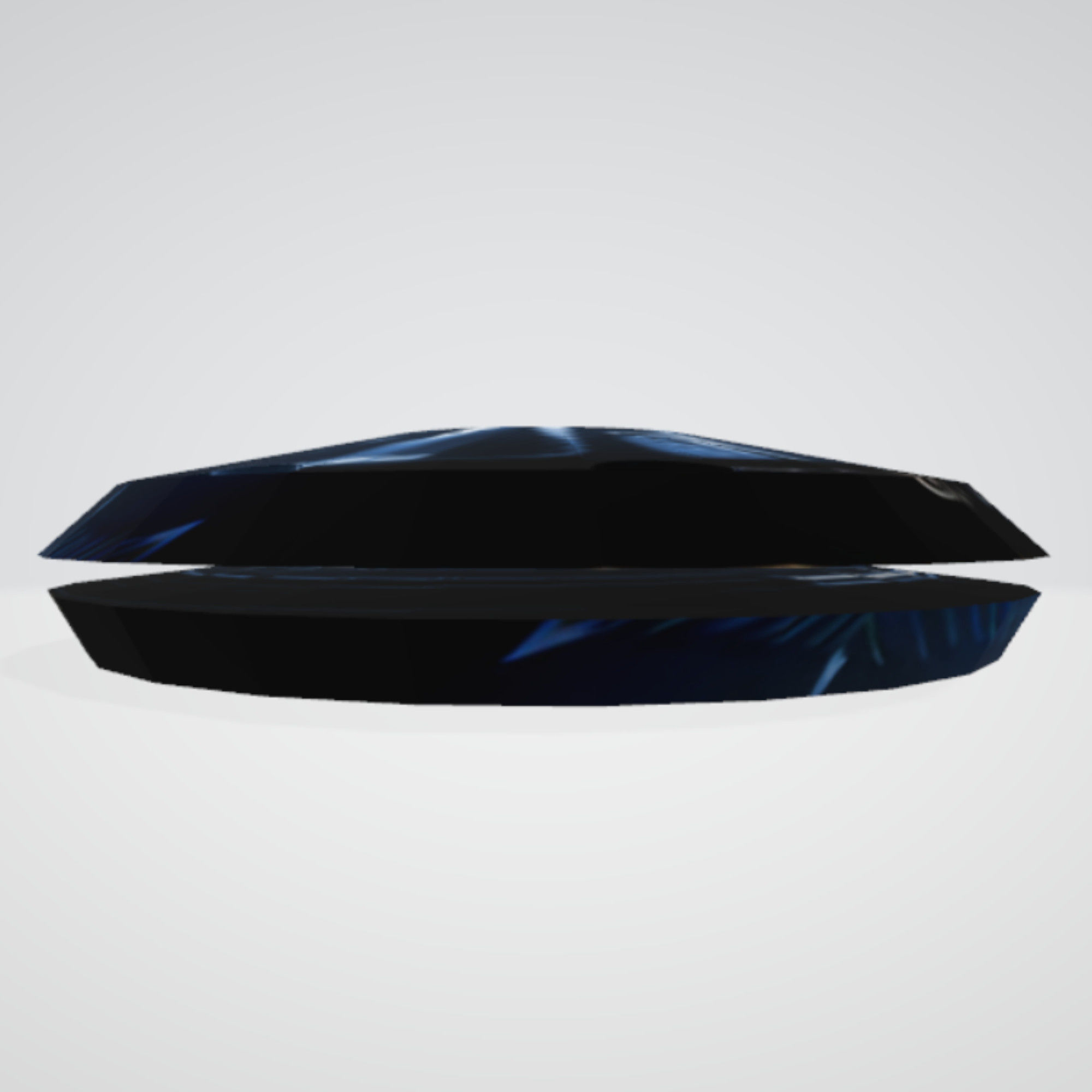 Flying Saucer UFO Ovni Spaceship Low-poly 3D model_4