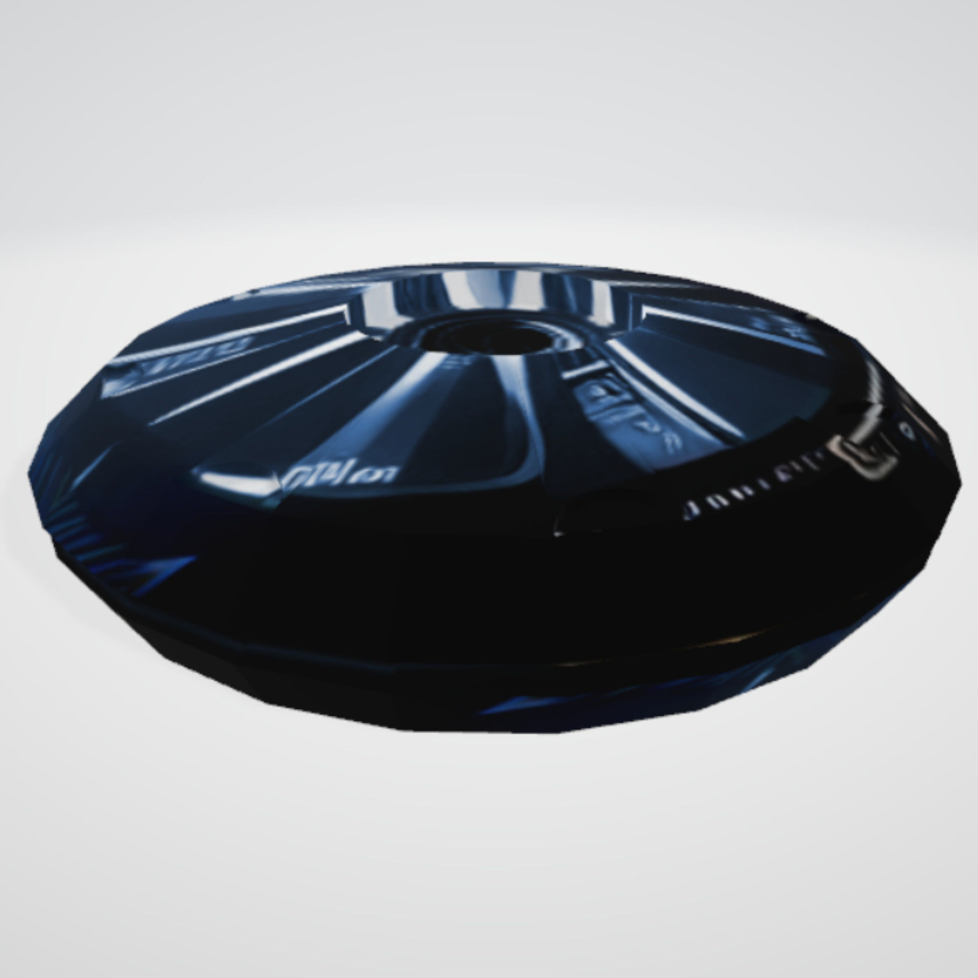 Flying Saucer UFO Ovni Spaceship Low-poly 3D model_1
