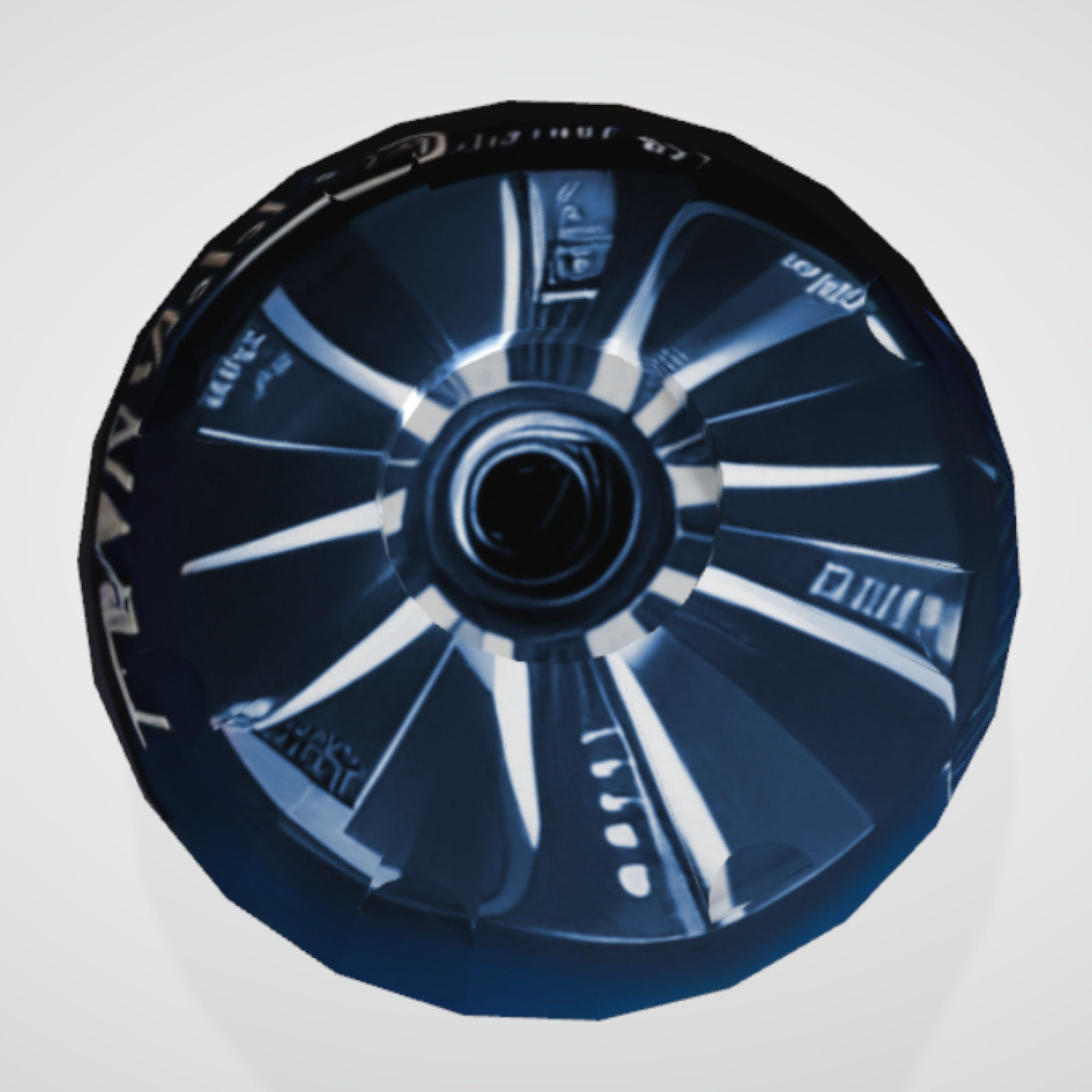 Flying Saucer UFO Ovni Spaceship Low-poly 3D model_2