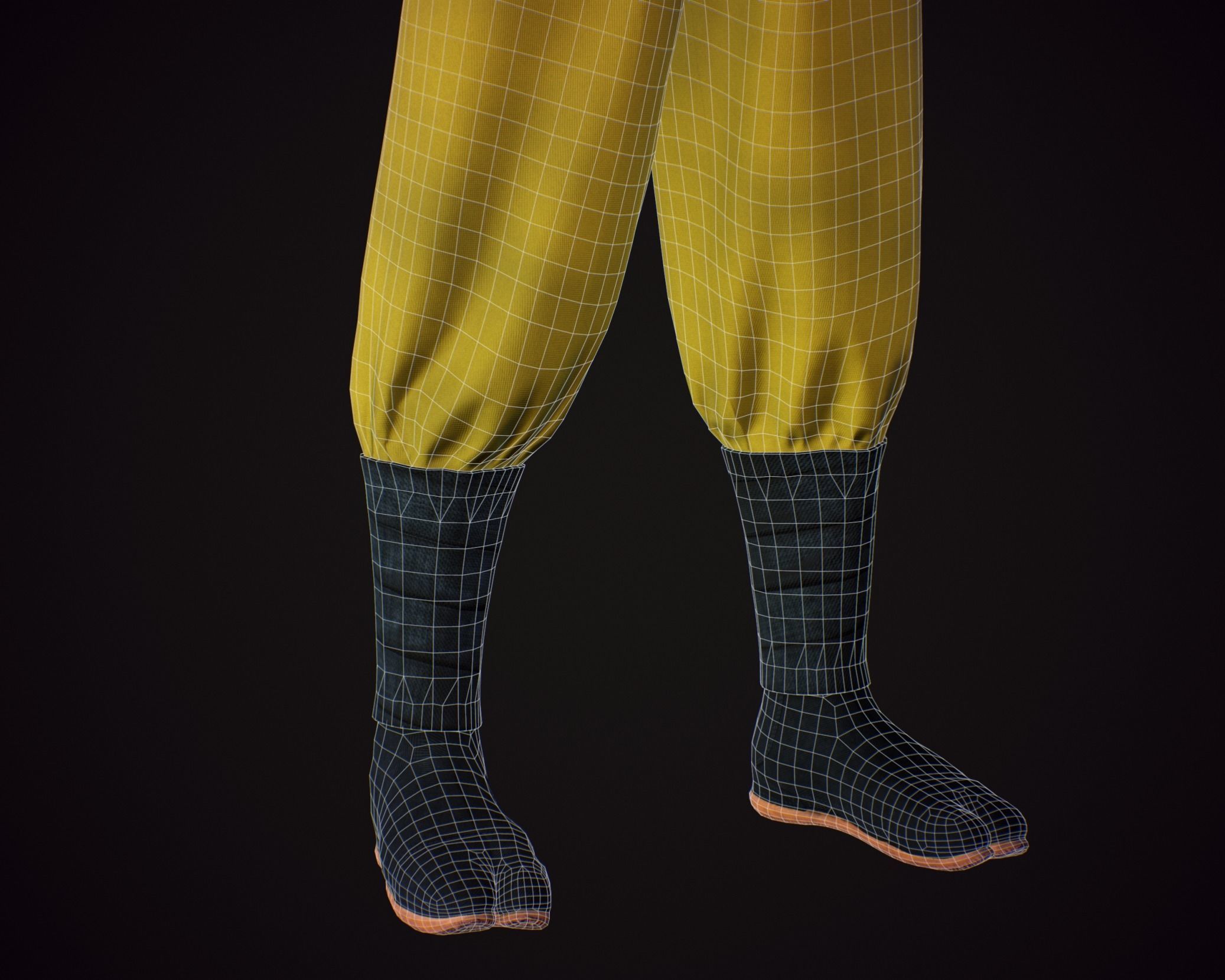 Ninja Color Pack Low-poly 3D model_19