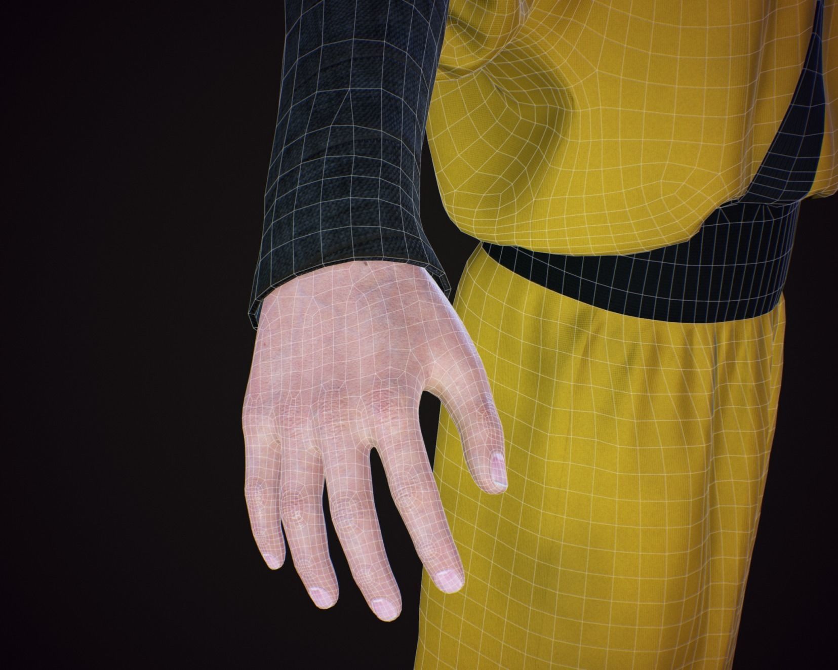 Ninja Color Pack Low-poly 3D model_16