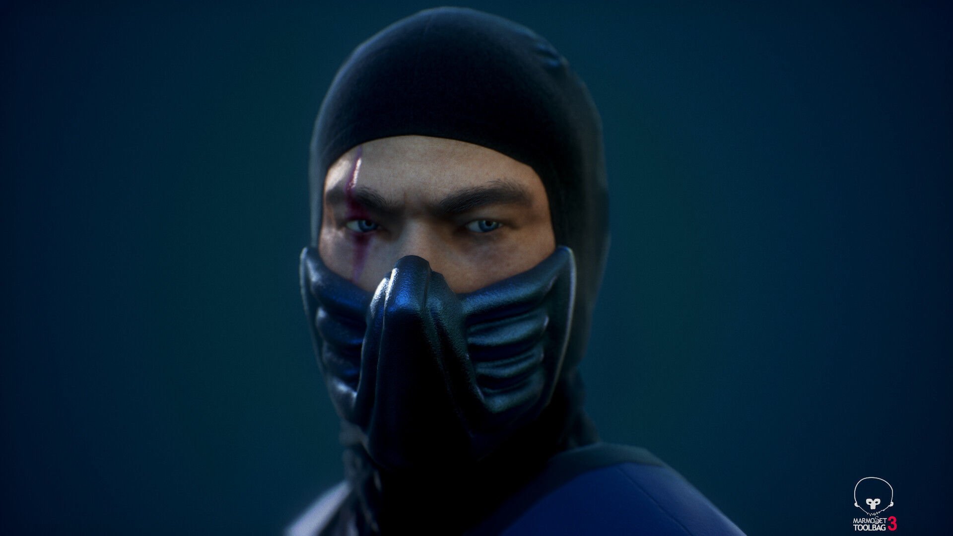 Ninja Color Pack Low-poly 3D model_3