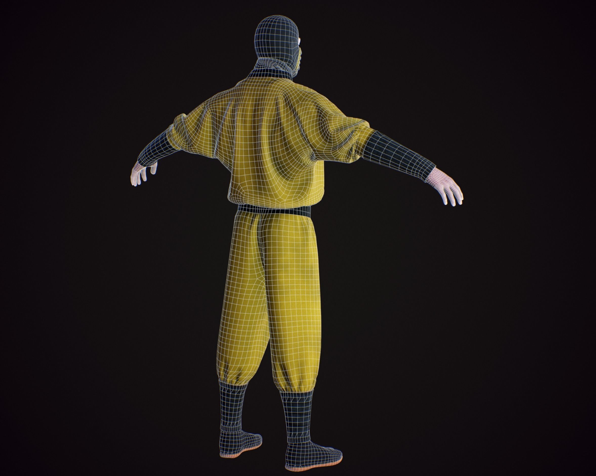 Ninja Color Pack Low-poly 3D model_20