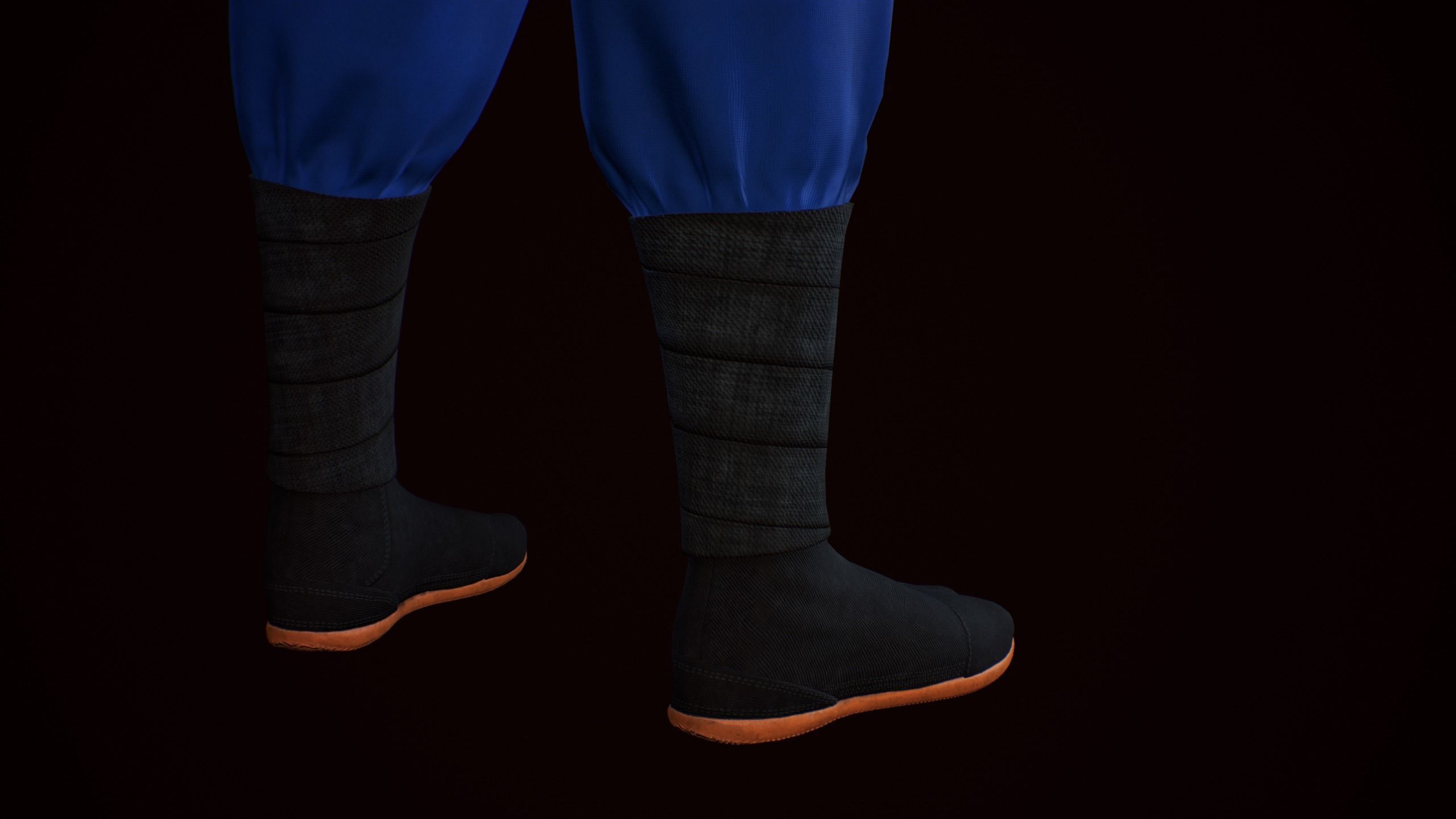 Ninja Color Pack Low-poly 3D model_10