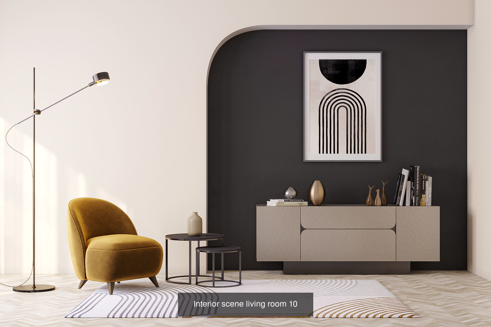 5 Interior living room scene collection Vol 2 _3