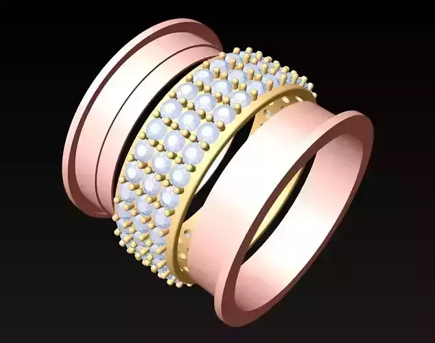 Diamond Ring - N5133 3D print model