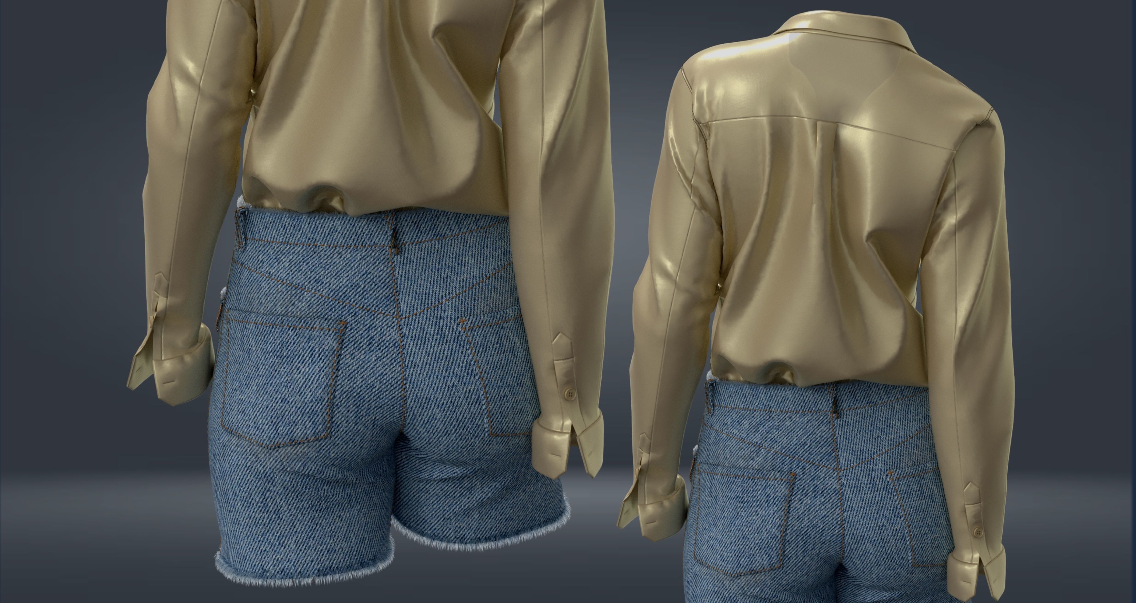 Female Outfit 3D model_3