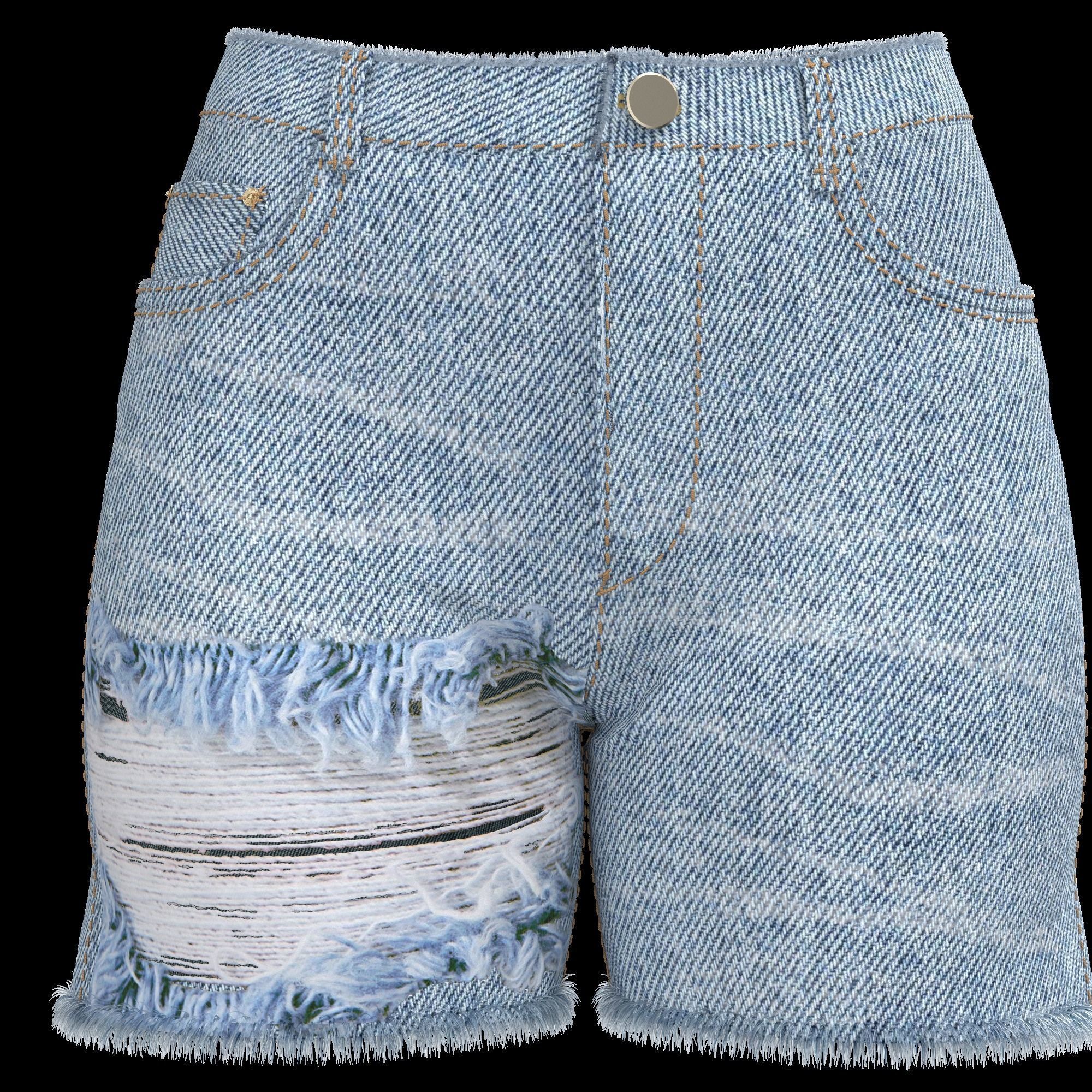 Female Outfit 3D model_7