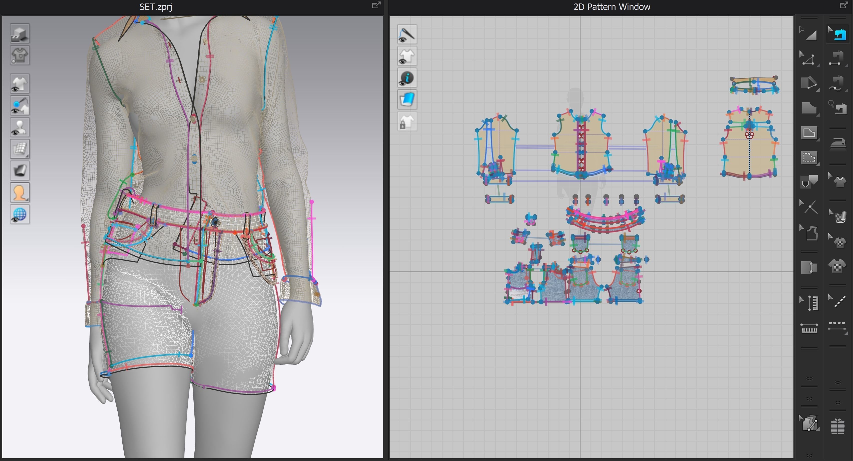 Female Outfit 3D model_10