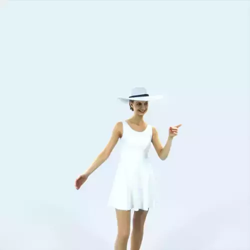 Aspiration 13C pointing Couple Pointing Hat walking Casual Woman