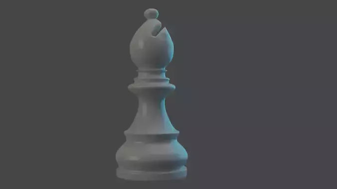 chess pieces models 3D model