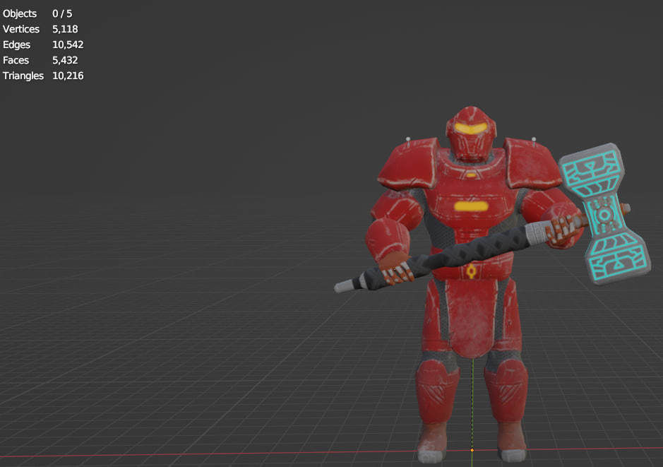 Futuristic hitman hunter assassin cyborg killer Sci-fi Low-poly 3D model_14