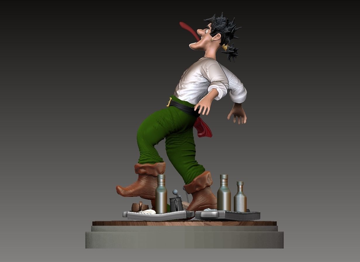 Largo LaGrande from Monkey Island 2 3D print model_1