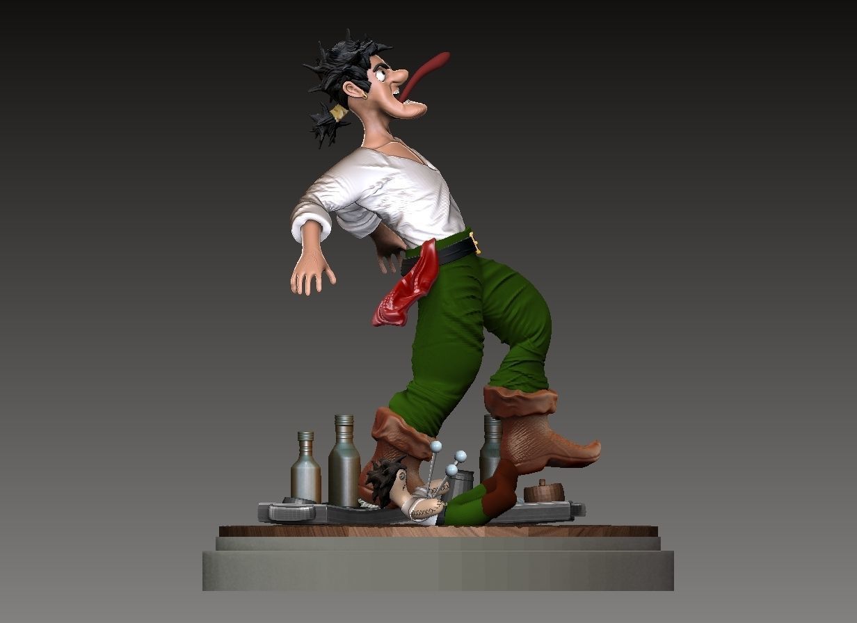 Largo LaGrande from Monkey Island 2 3D print model_2