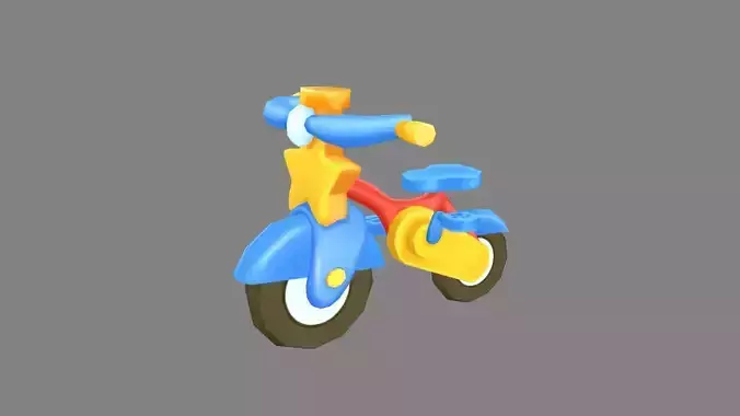 Cartoon bike toy