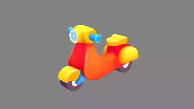 Cartoon scooter toy