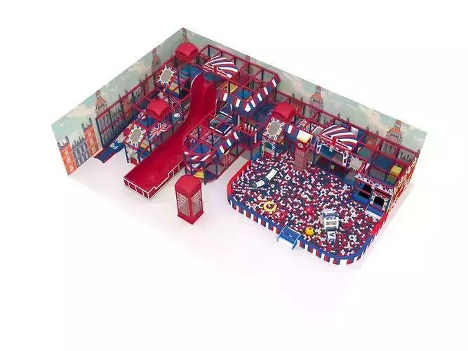 British style mischievous castle 3D model