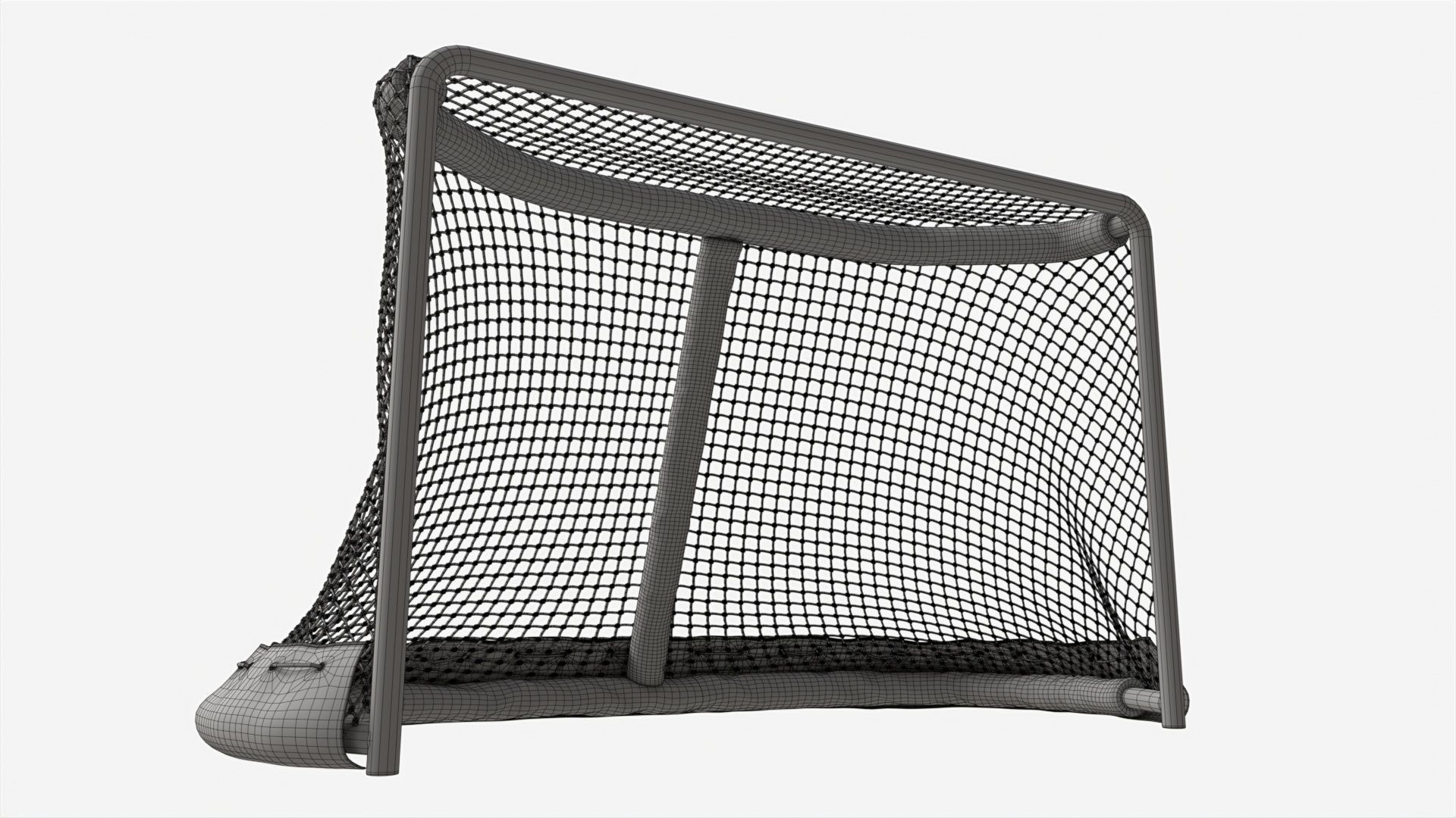 Ice Hockey Goal 3D model_6