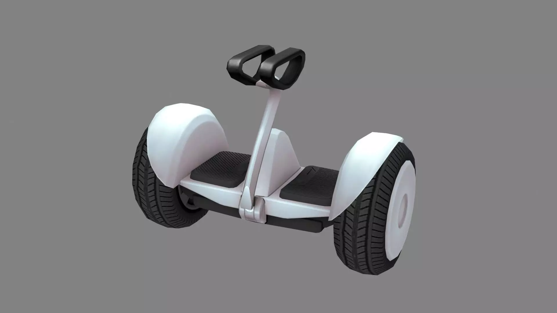 Balance bike Low-poly 3D model_0