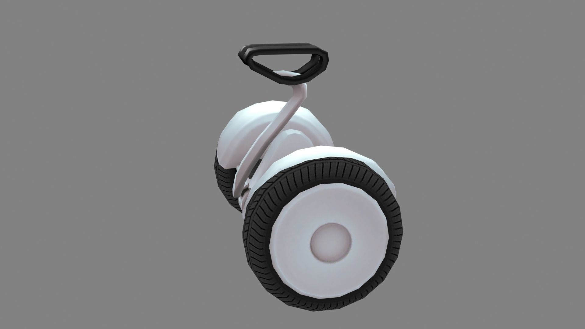 Balance bike Low-poly 3D model_1
