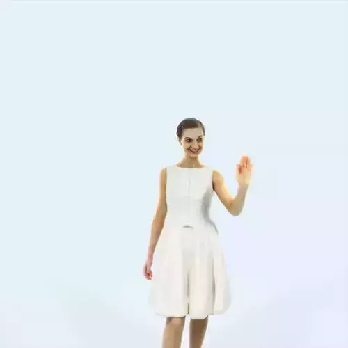 Aspiration 14E waving walking Event Elegant Woman