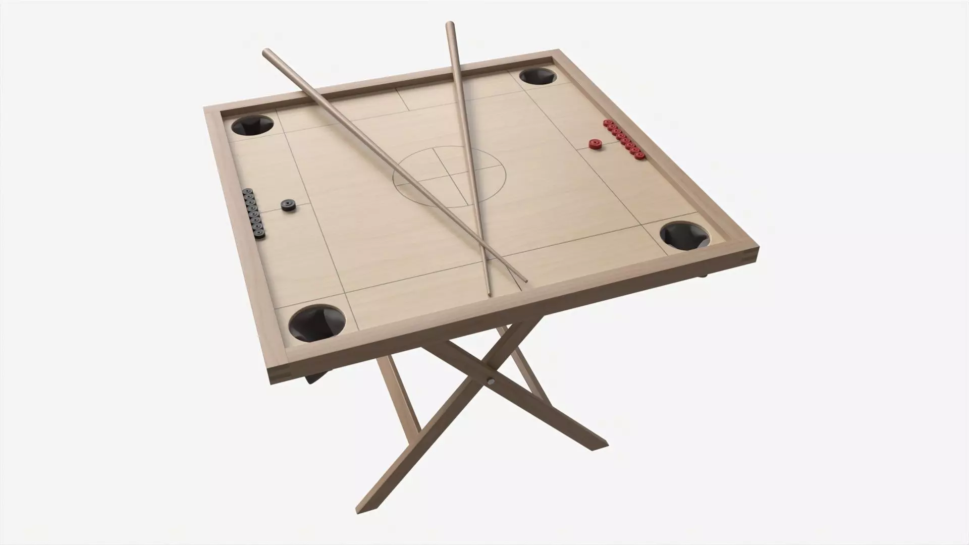 Novus Game Table Set 3D model_0