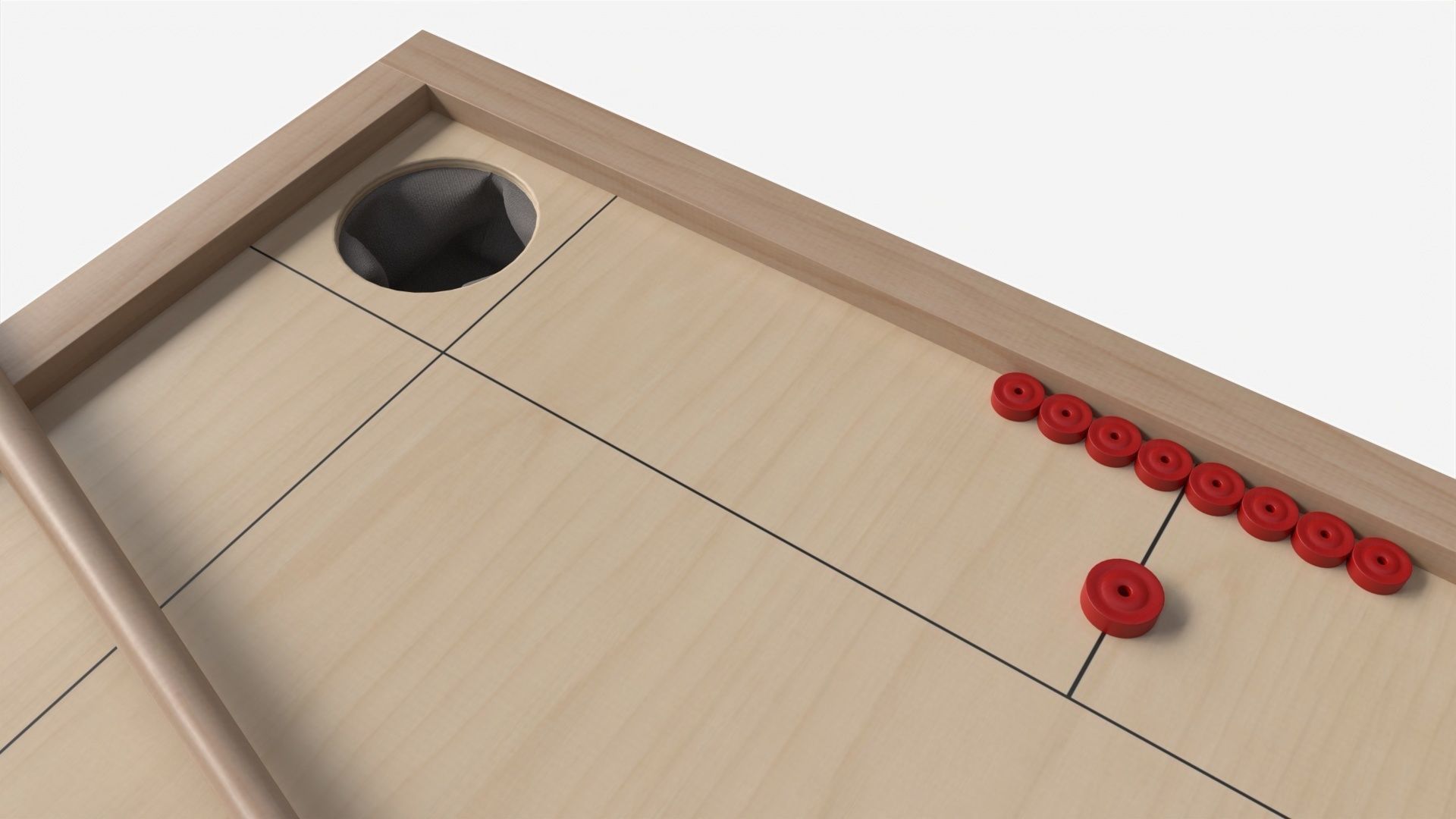 Novus Game Table Set 3D model_2