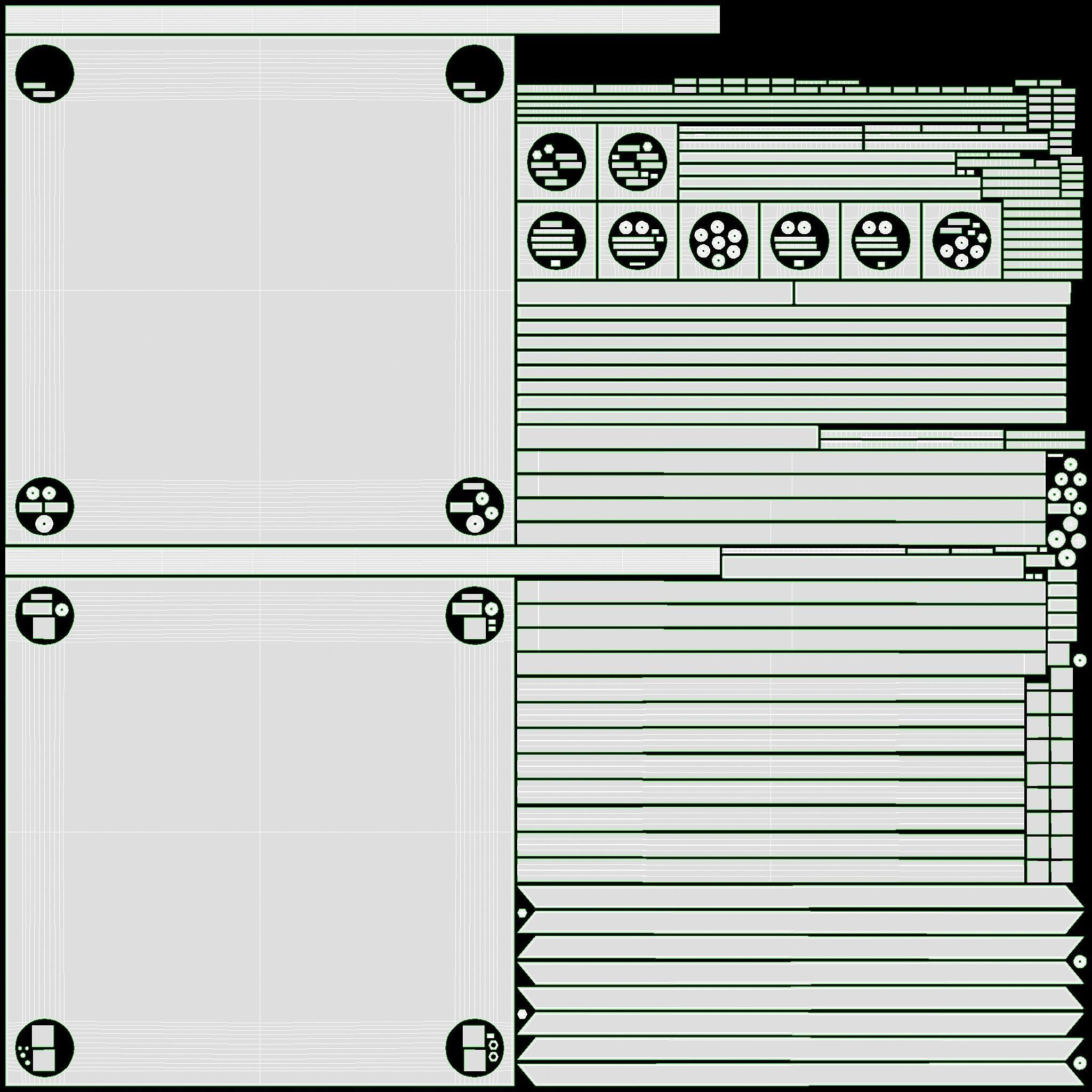 Novus Game Table Set 3D model_9