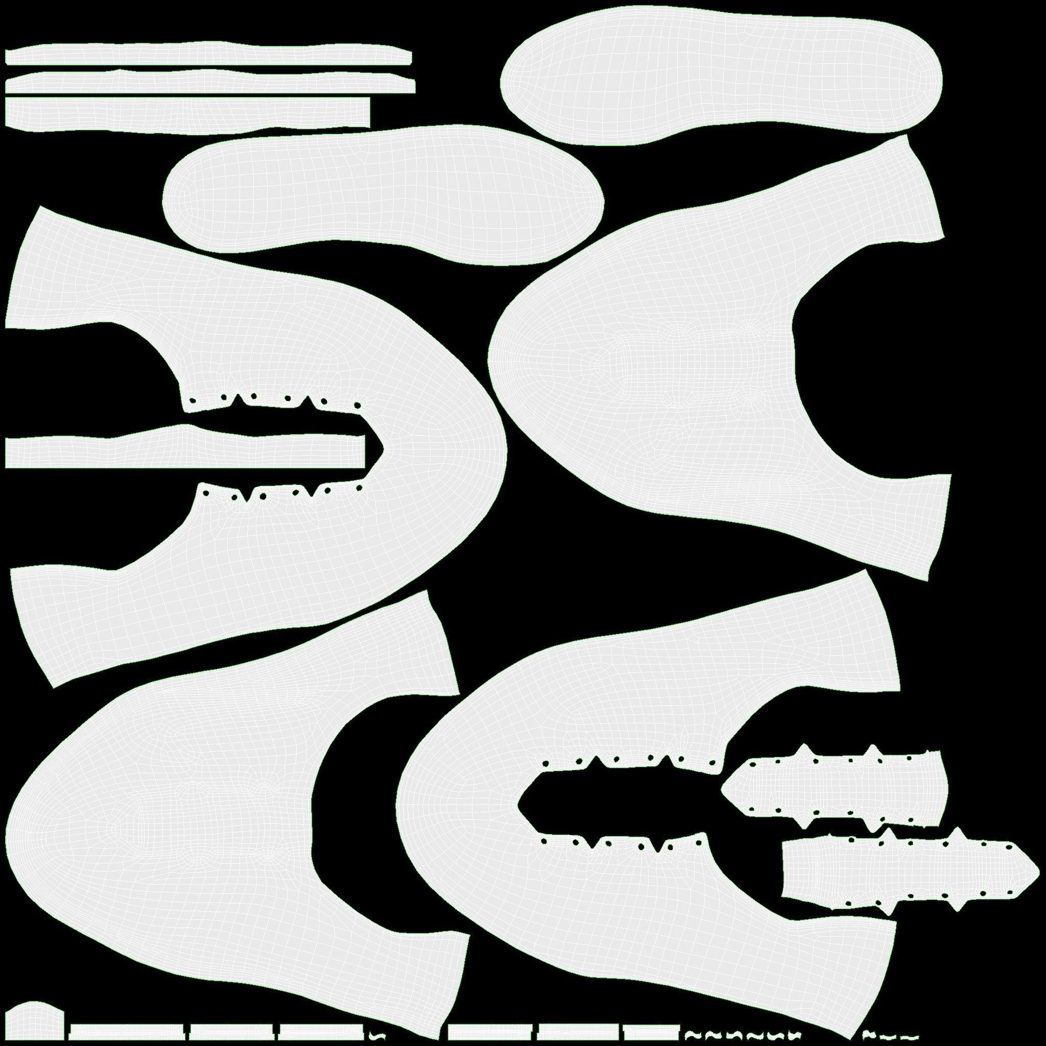 Female Mannequin in Sport Clothes 3D model_9