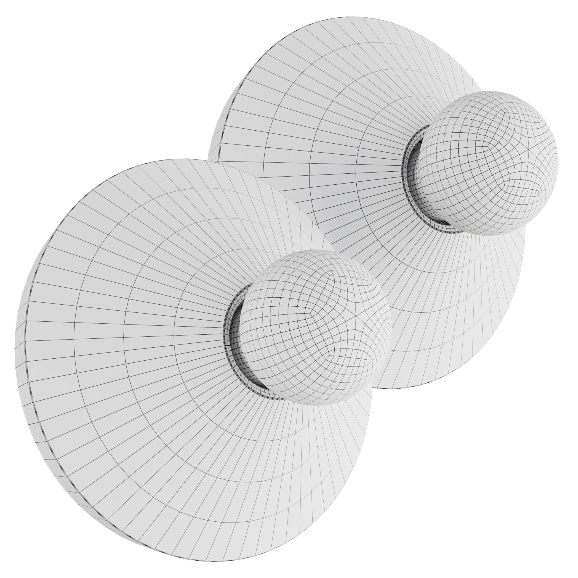 Plato Design AD Wall Light 3D model_2