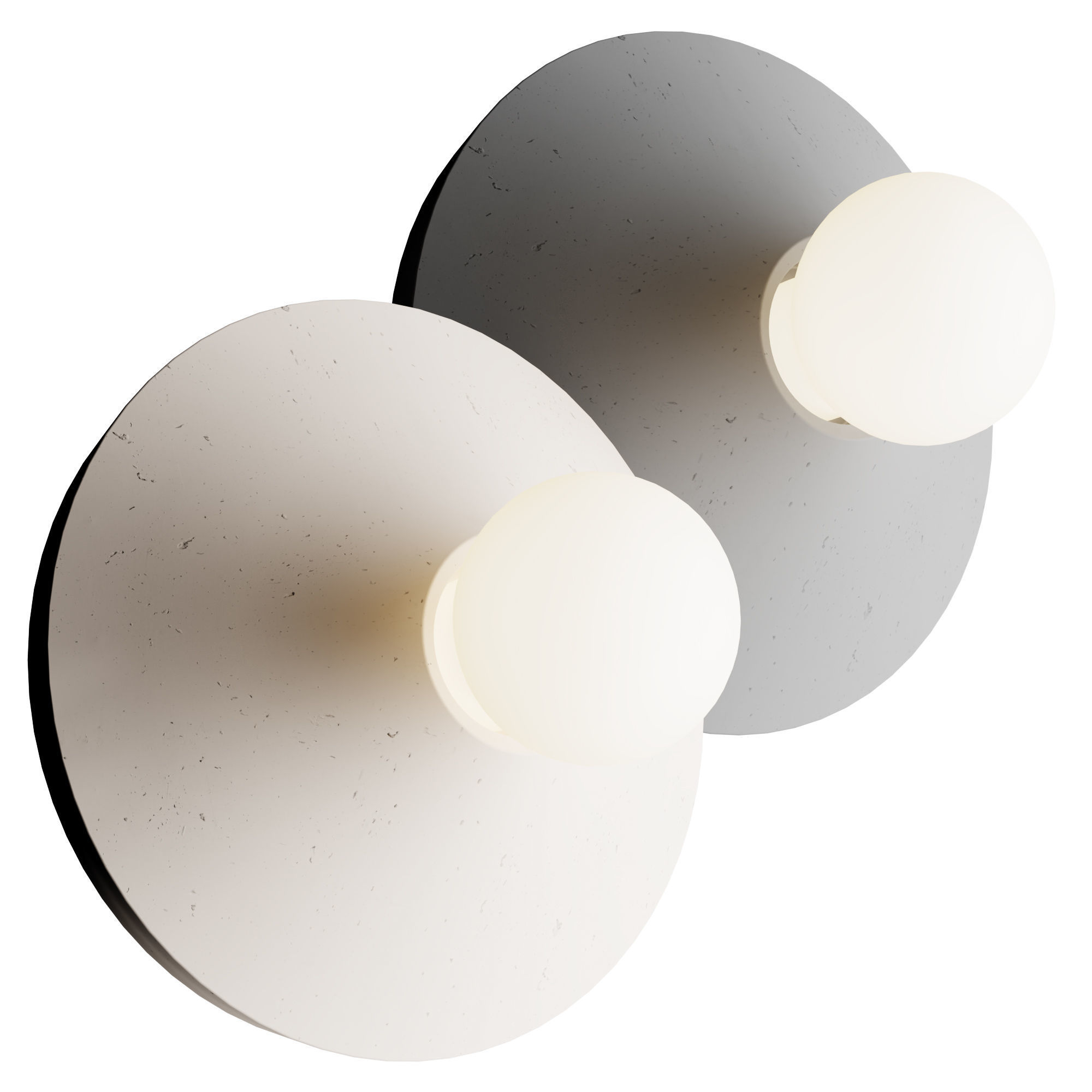 Plato Design AD Wall Light 3D model_1
