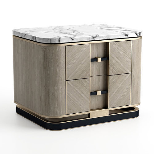 Frato - Ashi bed side table 3D model