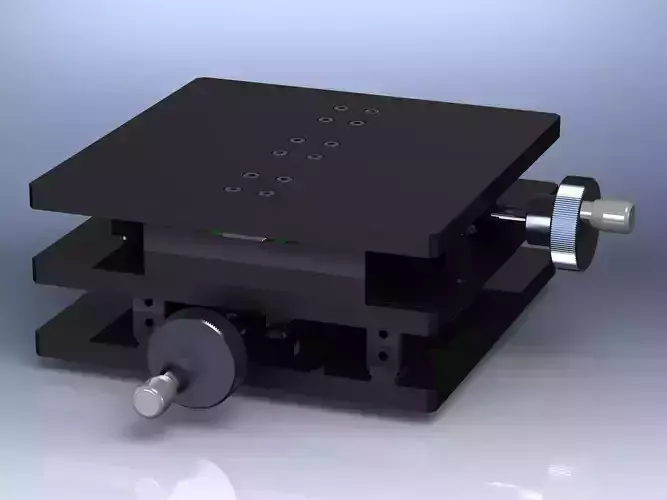 Custom Manual  XY Table 3D model