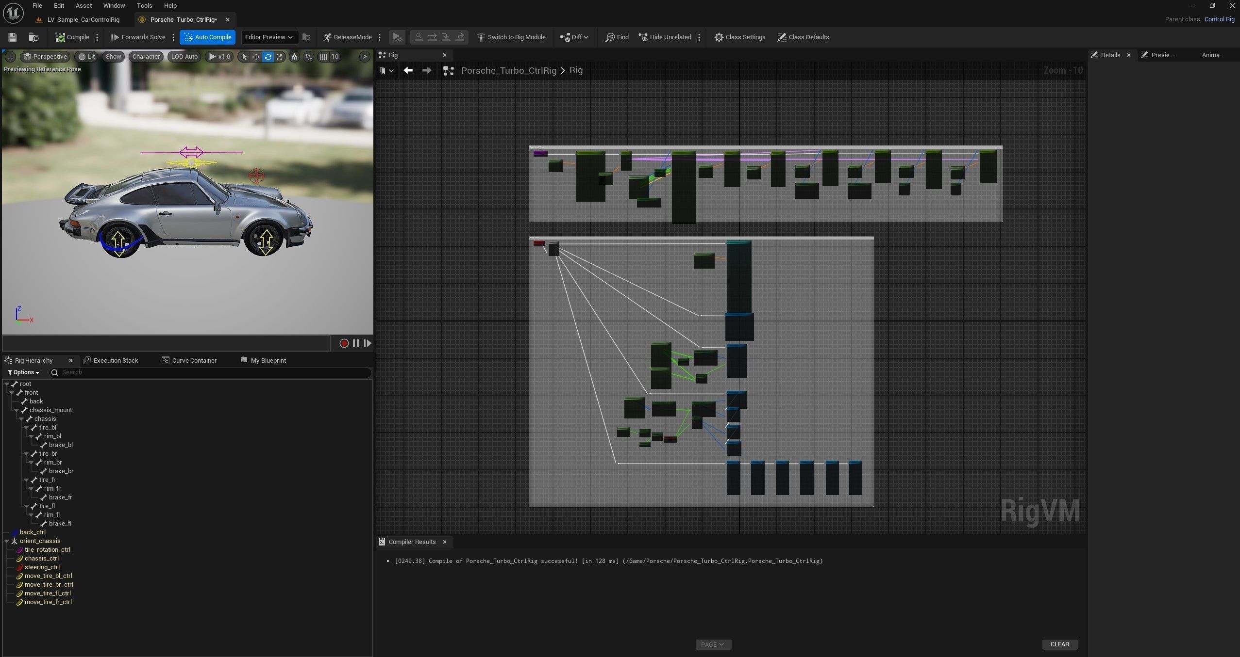 Car Control Rig for Unreal Engine  Low-poly 3D model_11