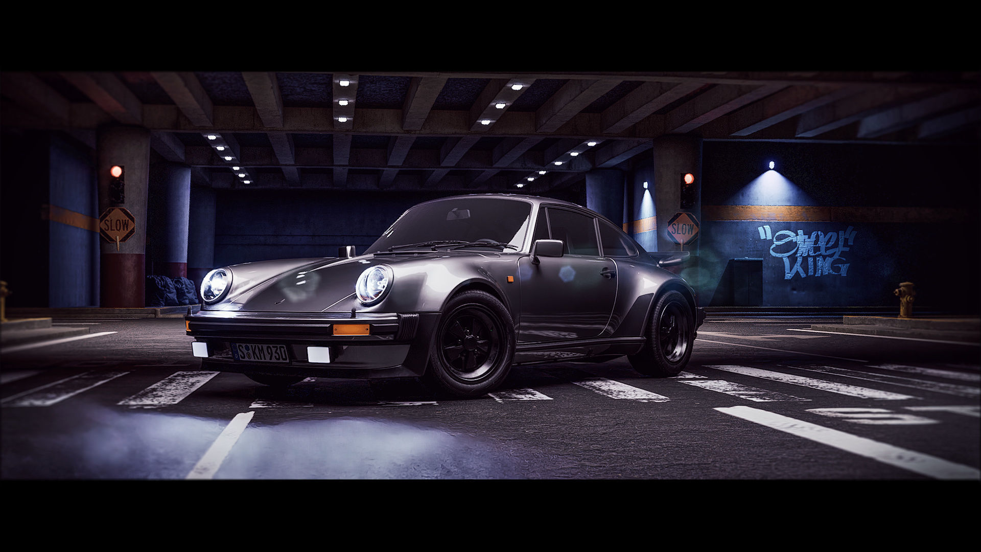 Car Control Rig for Unreal Engine  Low-poly 3D model_4