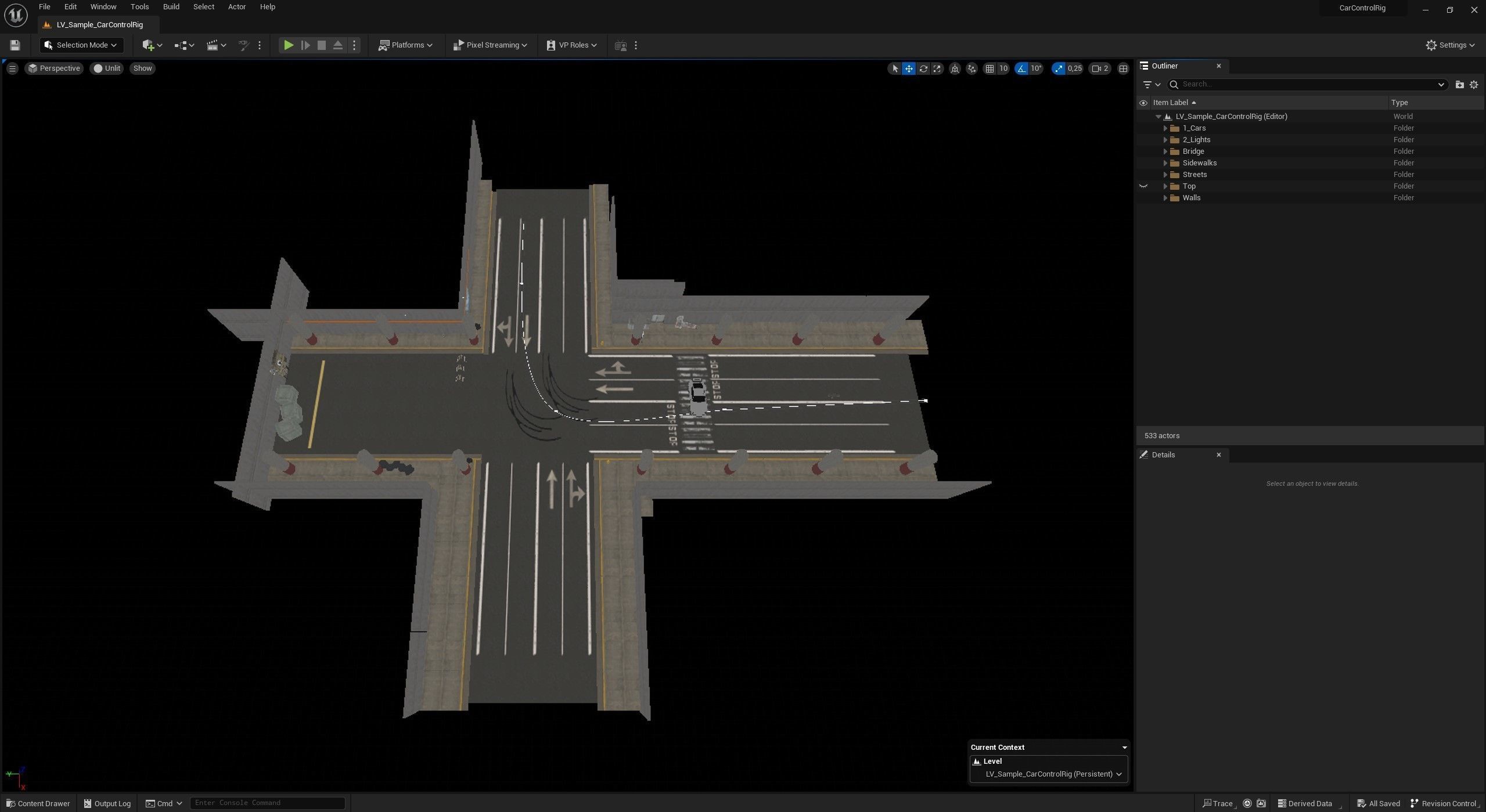 Car Control Rig for Unreal Engine  Low-poly 3D model_14